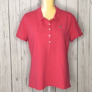 Women’s Lacoste Polo Raspberry Pink